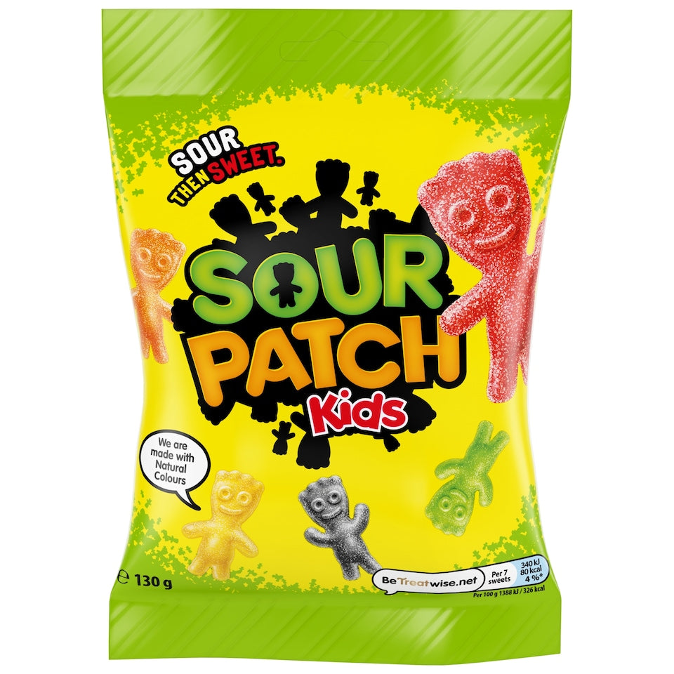 Sour Patch Kids Original Sweets Bag 10 x 130g - Out of Date